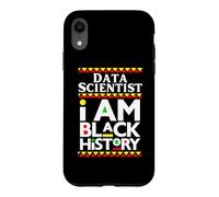 Custodia per iPhone XR Scienziato dei dati Melanina I Am Black History Working Mom Dad