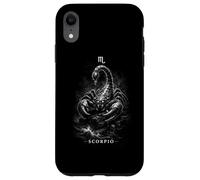 Custodia per iPhone XR Scorpione mitico il segno zodiacale dello scorpione oscuro
