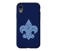 Custodia per iPhone XR Scout Law Fleur De Lis Typography Scouting