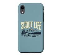 Custodia per iPhone XR Scout Life Camping Retro Scouting Graphic