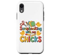 Custodia per iPhone XR Scrapbooking con i miei pulcini Chicken Craft Hobby