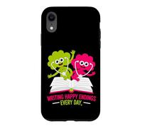 Custodia per iPhone XR Scrivere Happy Endings Every Day Design