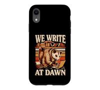 Custodia per iPhone XR Scriviamo All'alba Scrittore notturno Possum
