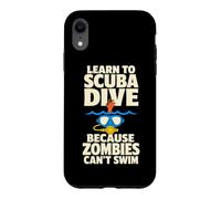 Custodia per iPhone XR Scuba Diver Zombie Apocalypse Avventura subacquea