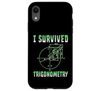 Custodia per iPhone XR Scuola di matematica di trigonometria divertente sono sopravvissuto
