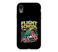 Custodia per iPhone XR Scuola di volo Squawk e lancio Parrot Drone