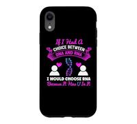 Custodia per iPhone XR se avessi una scelta tra DNA e RNA Funny Biology Pun