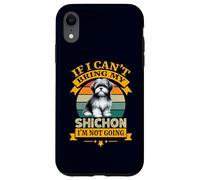 Custodia per iPhone XR Se non posso portare il mio cane Shichon, non diventerò un cane retrò