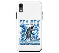 Custodia per iPhone XR Sea Rex Mosasaurus Ocean Predator Dinosaur Ragazzi