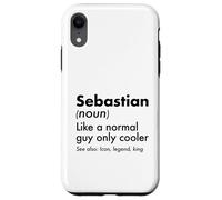 Custodia per iPhone XR Sebastian come un ragazzo normale solo più cool leggenda King First