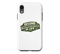 Custodia per iPhone XR Second Fermentation Is Life Kombucha SCOBY Brewer Gift