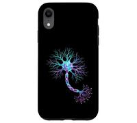 Custodia per iPhone XR Segnali variopinti di scienza del cervello delle cellule neuronali di neurobiologia