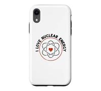 Custodia per iPhone XR Segno atomico Molecola Cuore - I Love Nuclear Energy Teachers