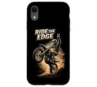 Custodia per iPhone XR Segno della pace mimetico per motocross Dirt Bike Racing