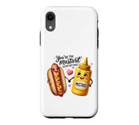 Custodia per iPhone XR Sei The Mustard To My Sausage Cute Foodie
