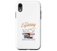 Custodia per iPhone XR Sempre esplorare il silenzio Riposo Pace (Nature Camping Graphic)