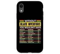 Custodia per iPhone XR Senza inventori neri Mese della storia Uomini africani Donne Bambini