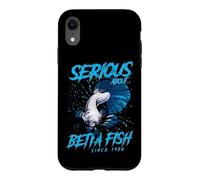 Custodia per iPhone XR Serio riguardo al custode di pesci d'acquario Betta Fish dal