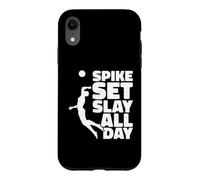 Custodia per iPhone XR Servire, Spike, Slay: Scatena il tuo maestro di pallavolo interiore