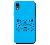 Custodia per iPhone XR Seychelles Isola Sole e Palme