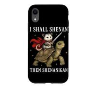 Custodia per iPhone XR Shall Shenan e poi Shenanigan Possum Turtle Meme medievale