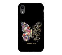 Custodia per iPhone XR She Is Clothed With Strength & Dignity Bible Proverbs 31:25