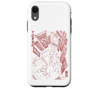 Custodia per iPhone XR Shibuya giapponese che Attraversa il Paesaggio Urbano di