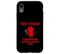 Custodia per iPhone XR Sì Oggi. Satana.