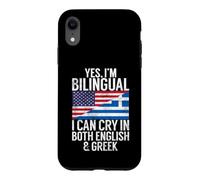 Custodia per iPhone XR Sì, sono bilingue, posso piangere sia in inglese che in greco