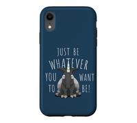 Custodia per iPhone XR Sii semplicemente quello che vuoi, paffuto tapiro Unicorno
