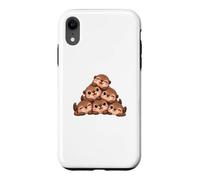 Custodia per iPhone XR Simpatico design a fumetti con lontra amici