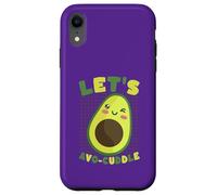Custodia per iPhone XR Simpatico gioco di parole Let's Avocado Cuddle