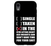 Custodia per iPhone XR Single? I'm in the gym lifting heavy weights ...