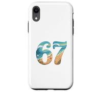 Custodia per iPhone XR Six SSix Seven Beach Summer Waves Fun Ragazze Bambini Uomo