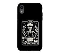 Custodia per iPhone XR Skeleton Baker Tarot Card Gothic Baking Lover Bread Maker
