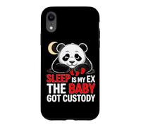 Custodia per iPhone XR SLEEP IS MY EX THE BABY GOT CUSTODY