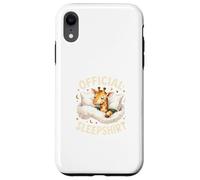 Custodia per iPhone XR Sleepshirt ufficiale Cute Baby Giraffe Cozy