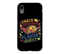 Custodia per iPhone XR Snack-sized hero on a flavor quest Cute Taco