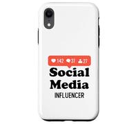 Custodia per iPhone XR Social Media Influencer Semplice Costume di Halloween Sogno Lavoro