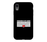 Custodia per iPhone XR Software Developer Programmer Debugging Is My Cardio
