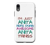 Custodia per iPhone XR Solo Anita Fare Impressionante Anita Cose Divertente