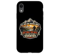 Custodia per iPhone XR Solo i migliori uomini camminano nei loro anni settanta Old Man Hiker 70