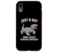 Custodia per iPhone XR Solo un ragazzo che ama i draghi di Komodo