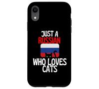 Custodia per iPhone XR Solo un russo che ama i gatti per tutta la Russia