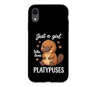 Custodia per iPhone XR Solo una ragazza che ama gli ornitorinchi