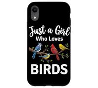 Custodia per iPhone XR Solo una ragazza che ama gli uccelli Birding amante del birdwatching
