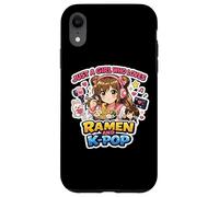 Custodia per iPhone XR Solo una ragazza che ama l"arte degli anime e degli amanti della musica coreana K-Pop