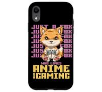 Custodia per iPhone XR Solo Una Volpe Che Ama Gli Anime E I Videogiochi