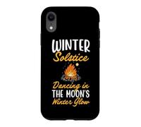 Custodia per iPhone XR Solstizio d'inverno che balla nel bagliore invernale della luna