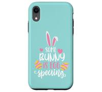 Custodia per iPhone XR Some Bunny is Eggspecting Baby Shower Announcement Easter